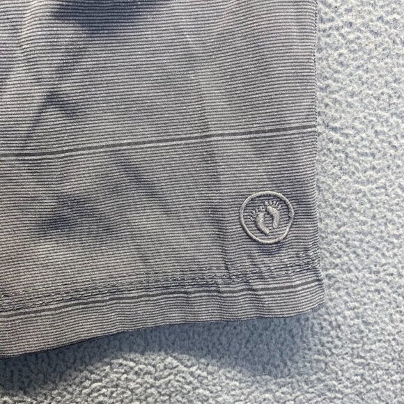 Hang Ten Chino Shorts Mens Size 34 Gray Striped Pockets,Golf,Beach Activewear - Picture 13 of 13